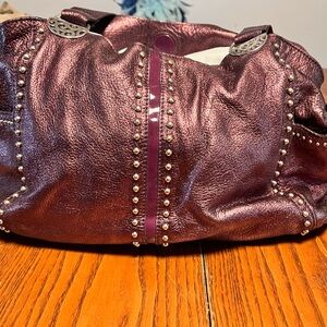 Brighton metallic purple purse